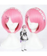 Zero kara Hajimeru Isekai Seikatsu Ram Pink Short Cosplay Wig