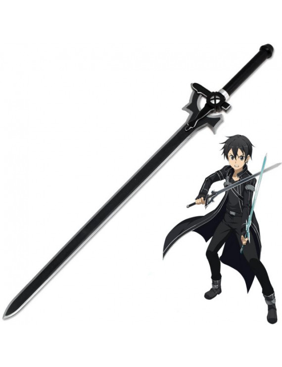 Sword Art Online Kirito Elucidator Anime Cosplay Sword
