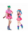 Dragon Ball Bulma Pink Dress Cosplay Costume