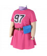 Dragon Ball Bulma Pink Dress Cosplay Costume