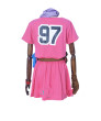 Dragon Ball Bulma Pink Dress Cosplay Costume