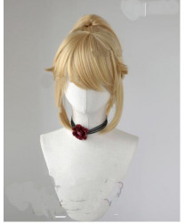 Super Mario Bowsette Kasou blonde cosplay wig