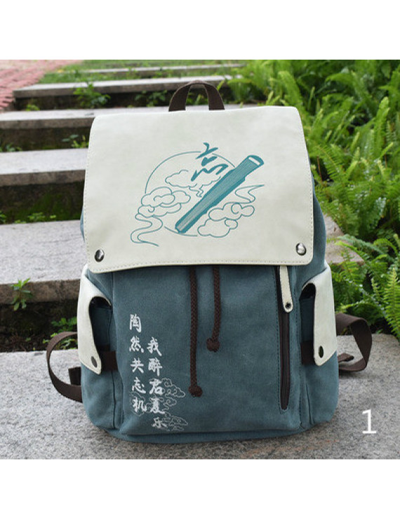 Midoriya Izuku Attack on Titan Demon Slayer Canvas School Student Bag