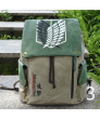 Midoriya Izuku Attack on Titan Demon Slayer Canvas School Student Bag