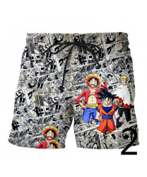 Summer Explosion Of Dragon Ball 3D Printed Shorts