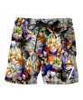 Summer Explosion Of Dragon Ball 3D Printed Shorts
