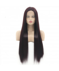 Shoulder Length wigs for Women Lace Front Synthetic Hair Wig