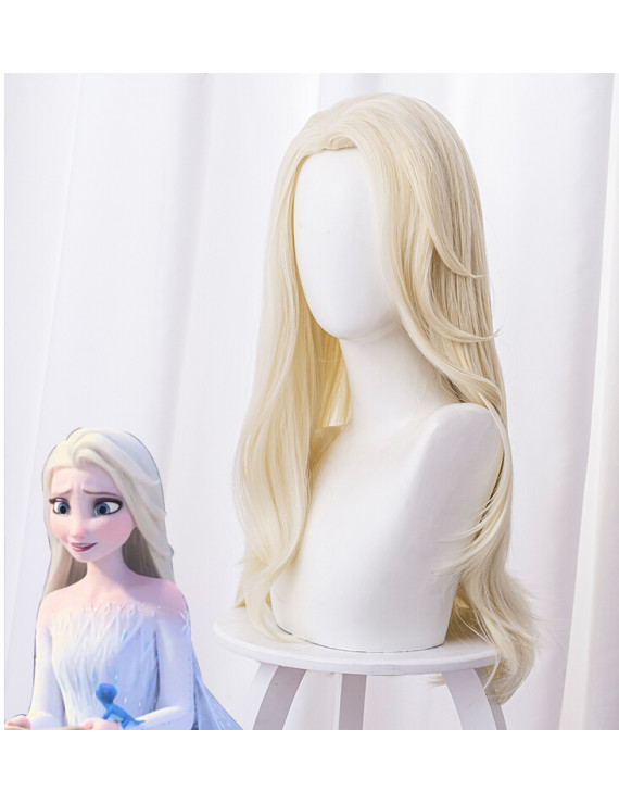 Frozen 2 Princess Elsa cosplay Wig 65 cm