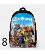 Zootopia Backpacks Canvas School Student Bag