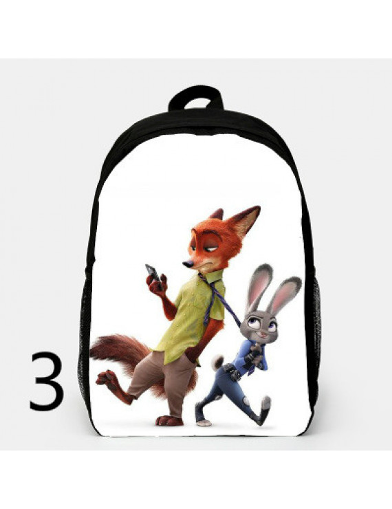 Zootopia Backpacks Canvas School Student Bag ( free shipping ) 49.99