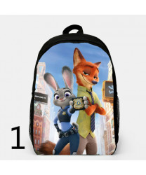 Zootopia Backpacks Canvas School Student Bag