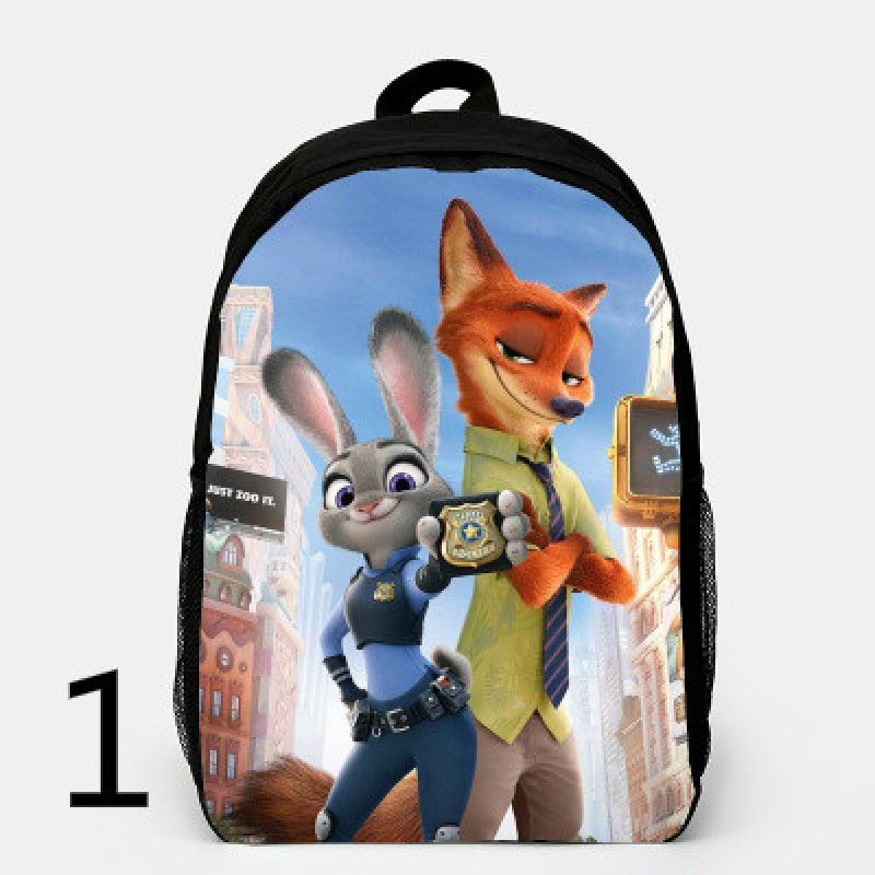 Zootopia Backpacks Canvas School Student Bag ( free shipping ) 49.99
