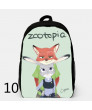 Zootopia Backpacks Canvas School Student Bag