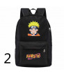 Naruto night light backpack Naruto Sasuke cartoon couple schoolbag