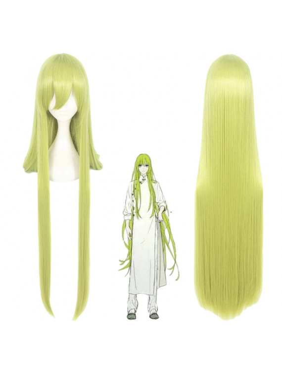 Fate Grand Order Enkidu Green Long Cosplay Wig 100 cm
