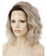 Short Bob Ombre Ash Blonde Synthetic Lace Front Wig 14 Inch