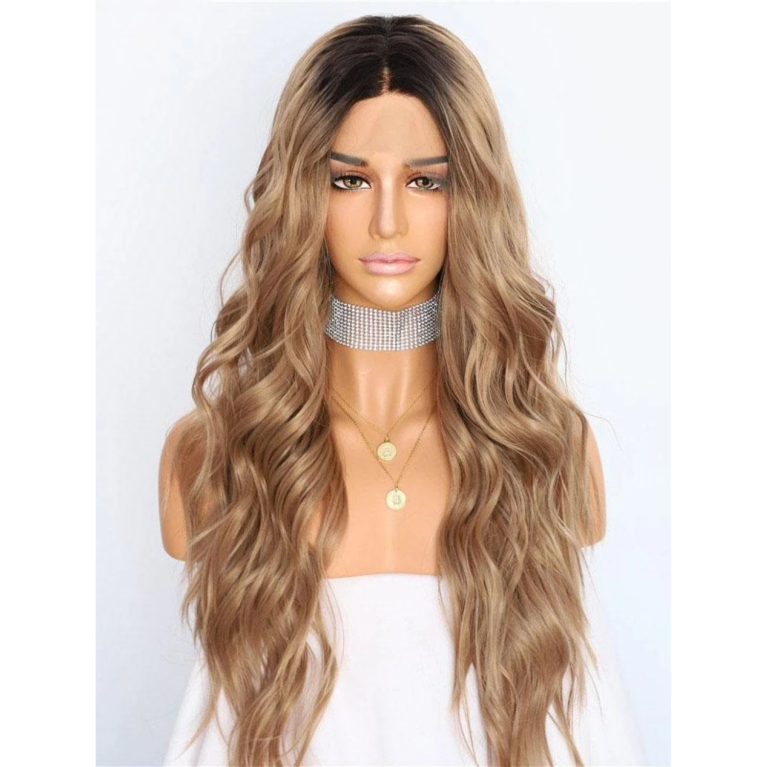 wavy ombre wig