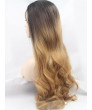 Good Quality Long Ombre Brown Lace Front Wigs with Baby Hair 24 inch