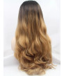 Good Quality Long Ombre Brown Lace Front Wigs with Baby Hair 24 inch