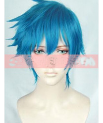 ACCA 13 Territory Inspection Dept Nino Blue Short Cosplay Wig 30 cm