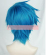 ACCA 13 Territory Inspection Dept Nino Blue Short Cosplay Wig 30 cm