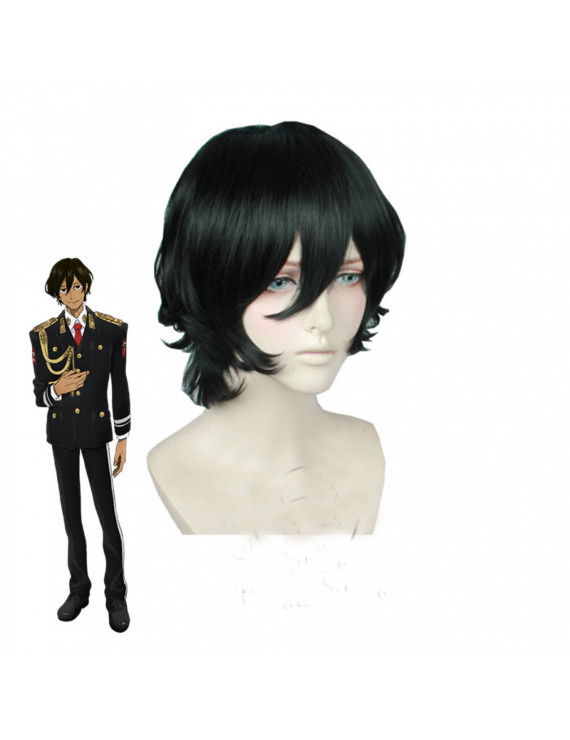 ACCA 13 Territory Inspection Dept Lilium Black Cosplay Wig 35 cm