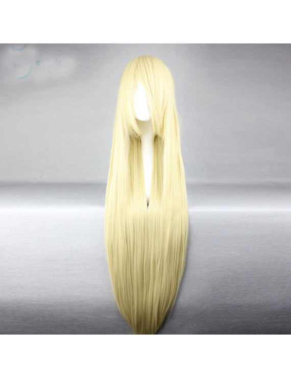 Chobits Eruda Long Straight Anime Cosplay Wig 100 cm