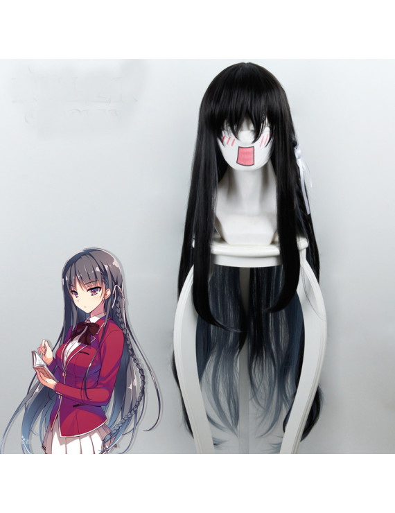 Classroom of the Elite Horikita Suzune Black Long Cosplay Wig