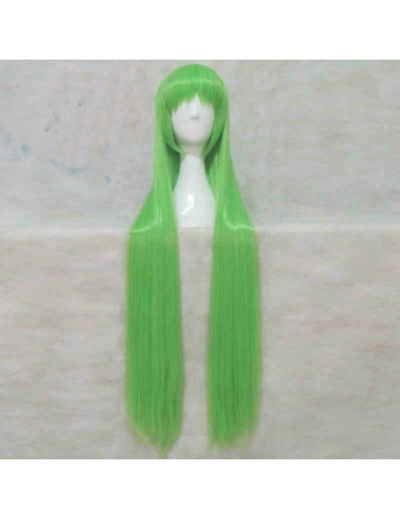 Code Geass cc Green Long Roleplay Cosplay Wig 100 cm