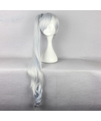 Rwby Weiss Schnee Anime Cosplay Wig + Ponytail