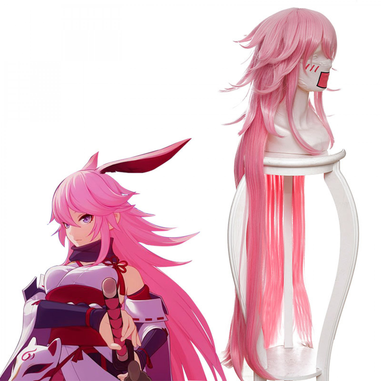 long anime wig