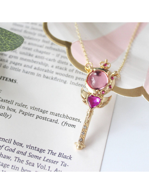 Sailor Moon Jewel Wing Scepter Alloy Necklace