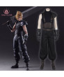 Final Fantasy 7 Cloud Strife Black Suits Cosplay Costume