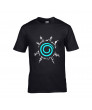 Naruto Uchiha Sasuke Sharingan Logo Cotton Short-Sleeved T-shirt