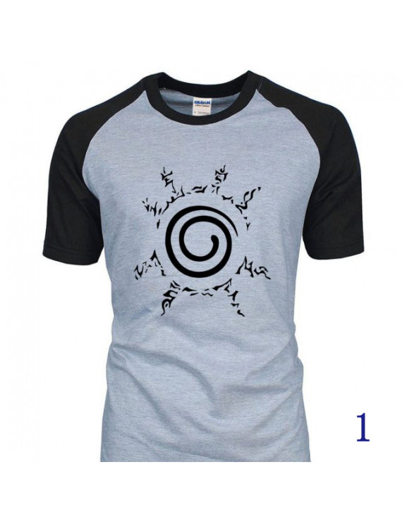 Naruto Konoha Symbol Casual Cotton T-Shirt