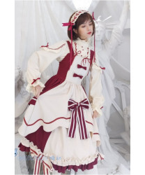 Pretty Cure Snow White Red JSK Daily Sweet Lolita Dress