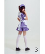 Black White Short sleeve Sweet Costume Maid Dress