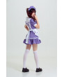 Black White Short sleeve Sweet Costume Maid Dress