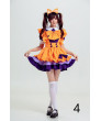 Black White Short sleeve Sweet Costume Maid Dress