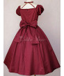 Red Lolita Dress OP Classic Short Sleeve Cotton Lolita One Piece Dress