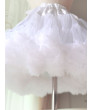 White Sweet Lolita Dress Petticoat Tulle Ruffle Skirt