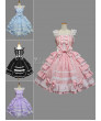 Gothic Lolita Dress Chiffon Lace Bow Princess Dress