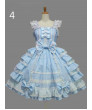 Gothic Lolita Dress Chiffon Lace Bow Princess Dress