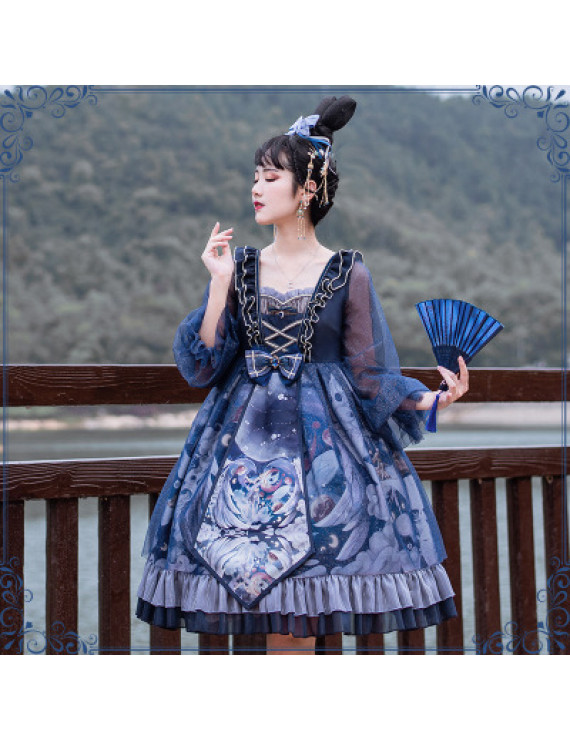 Unicorn OP camisole dress Lolita dress princess dress