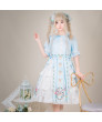 Original Elk OP Sweet Lolita dress Short sleeve printing skirt