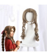 Final Fantasy VII 7 Aerith Gainsborough Roleplay Cosplay Wig