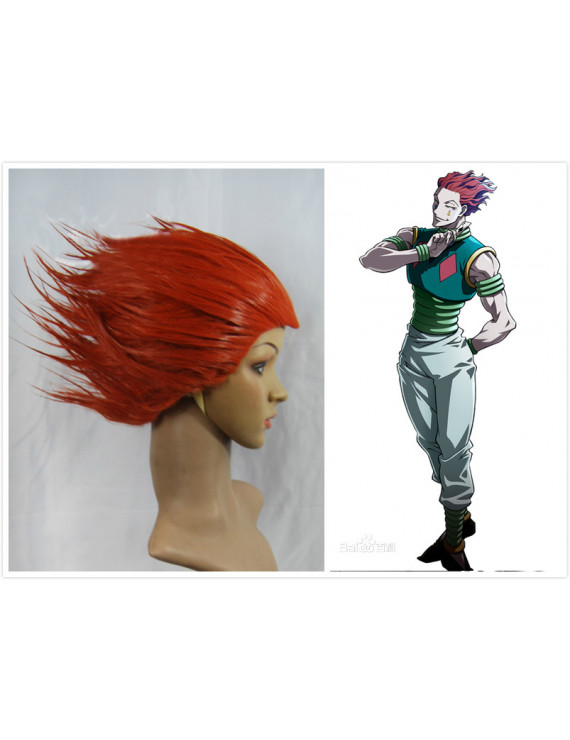 Hunter x Hunter Hisoka Red Cosplay Wig