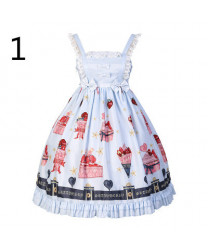 2020 strawberry dessert lolita girl Japanese soft sister printed dress