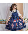 2020 strawberry dessert lolita girl Japanese soft sister printed dress