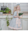 op sweet cream dress cute bow Lolita Dress